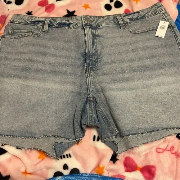 NWT Old Navy Blue Jean Shorts Relaxed Fit - Picture 6 of 11